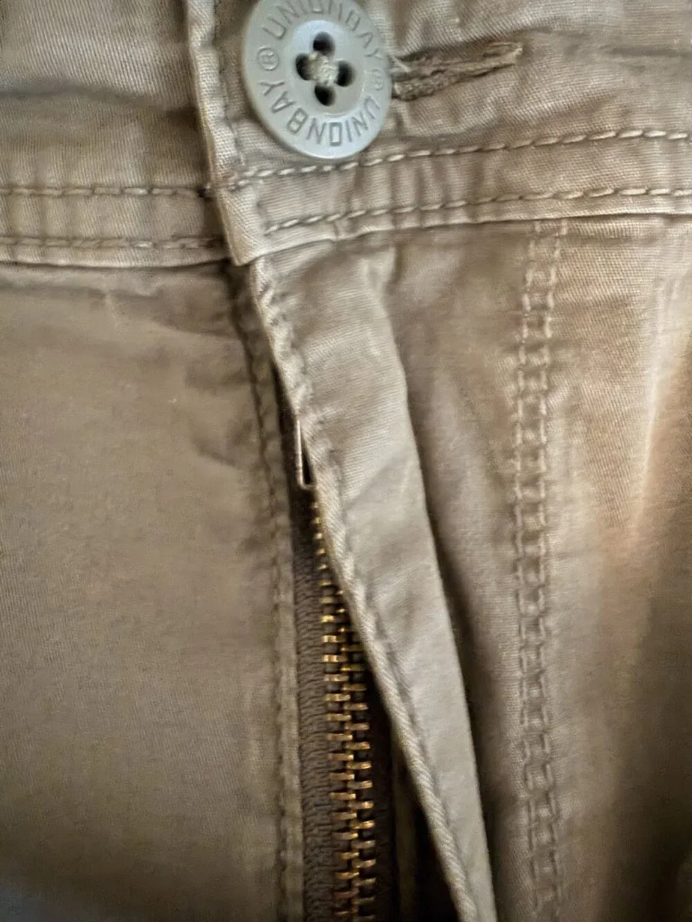 Unionbay Mens Olive Green Cargo Shorts Size 36 With Multiple Pockets